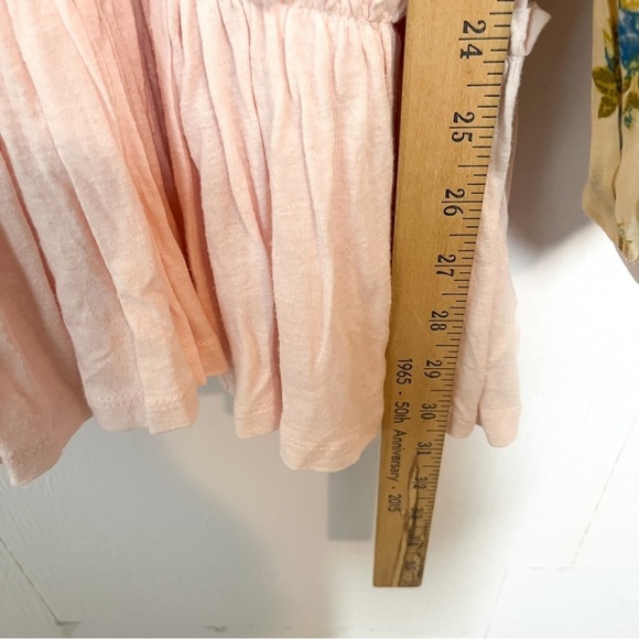 Free People Womens Dress Mini Size XS Pink Embroidered Flowy Tunic Boho - Picture 6 of 8